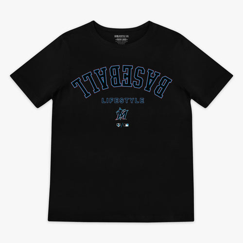 Miami Marlins Upside Down Youth Tee