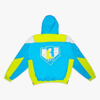Colorblock Pullover Youth Jacket - Highlighter