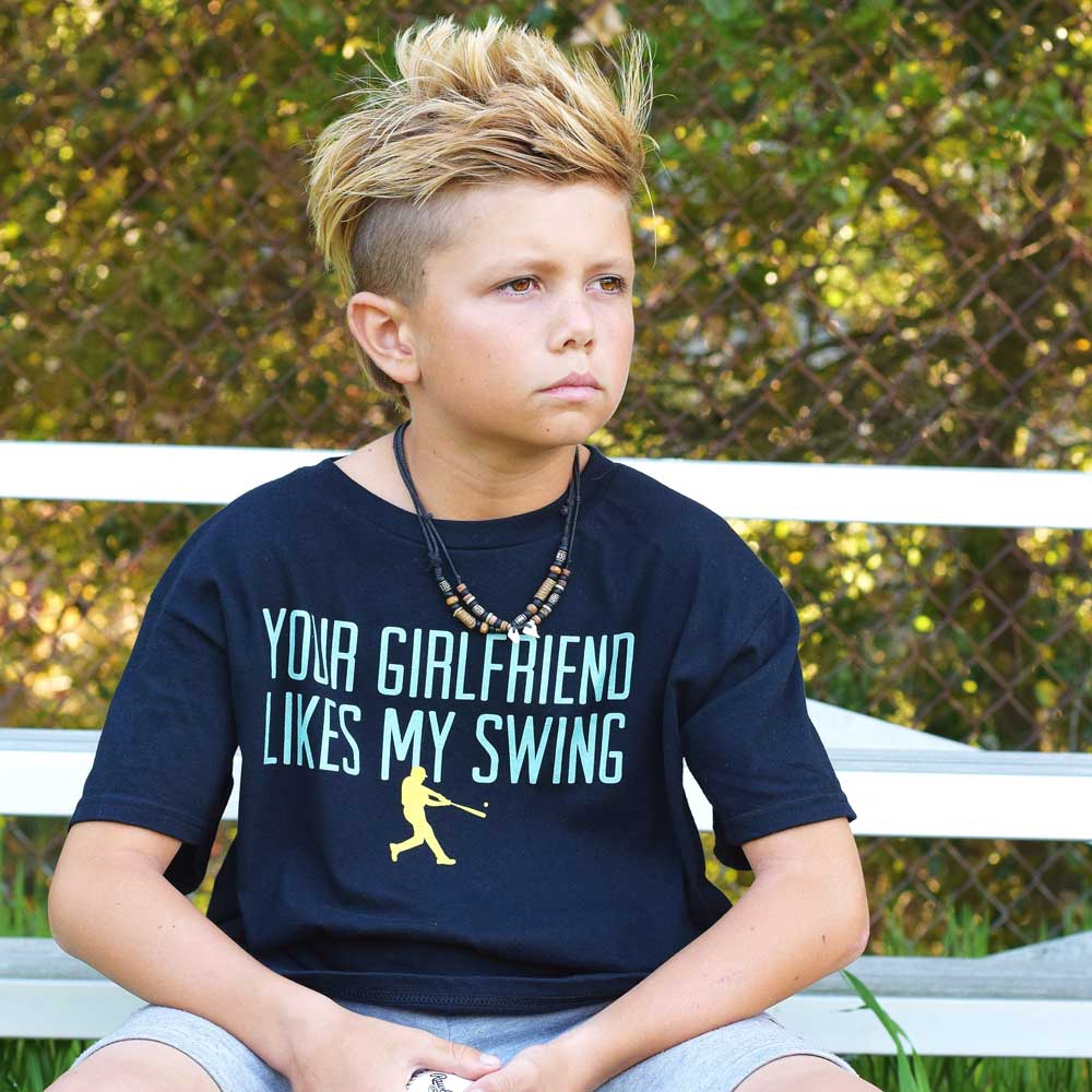 Your Girlfriend Likes My Swing Youth Tee