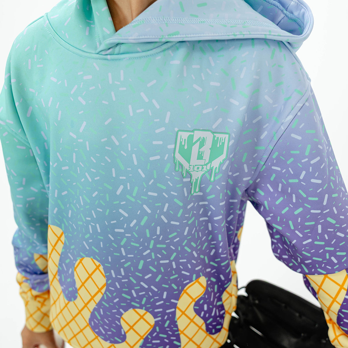 Ice Cream Youth Hoodie - Galaxy Grape