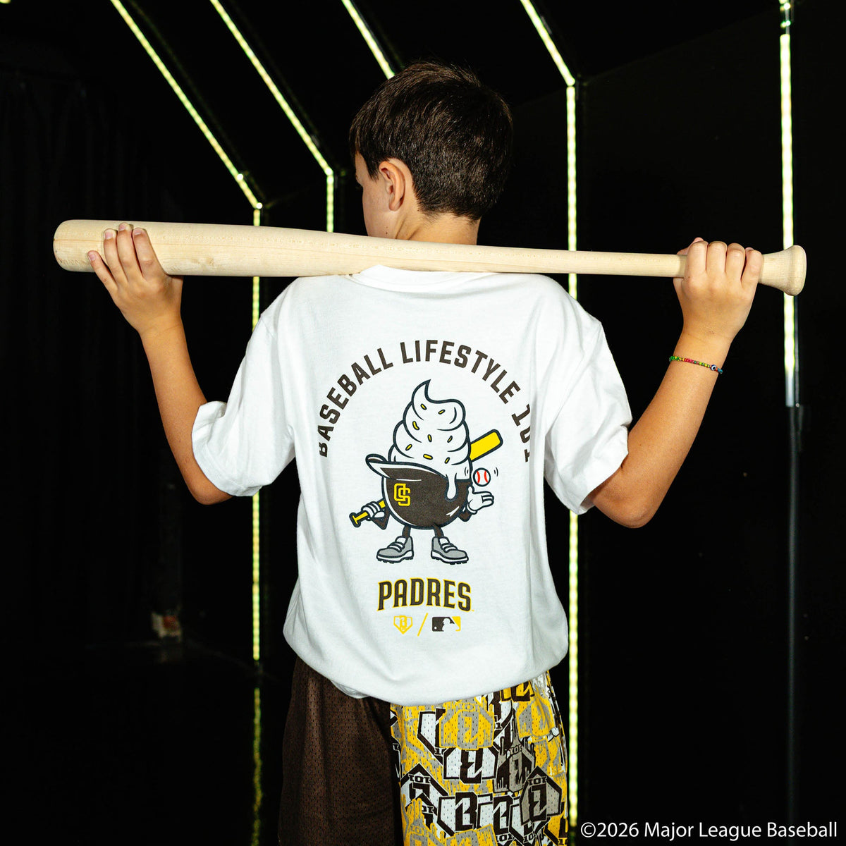 San Diego Padres Ice Cream Cap Youth Tee