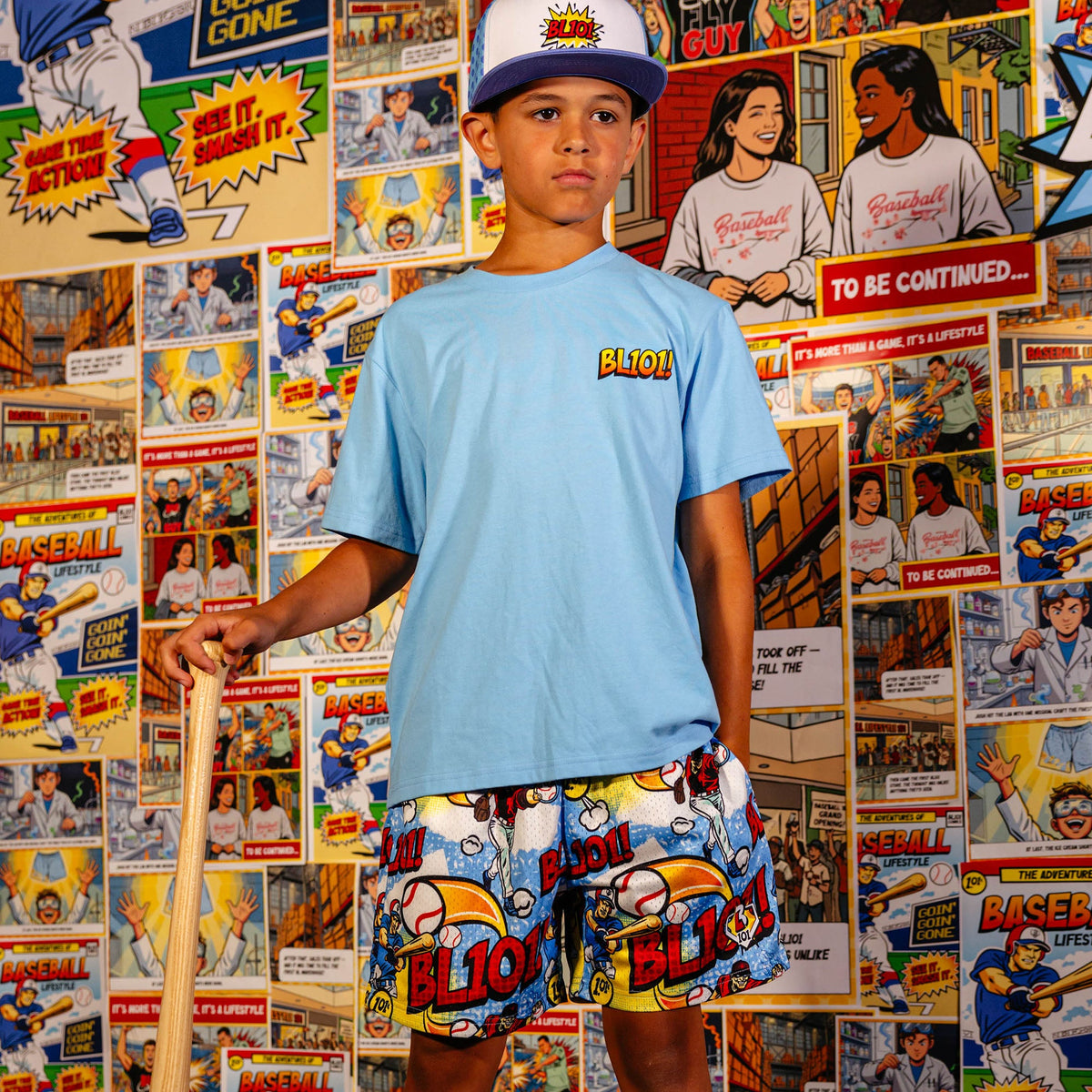Swing For The Fences Youth Shorts