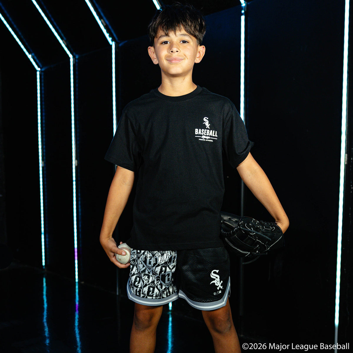 Chicago White Sox Sticker Youth Court Shorts