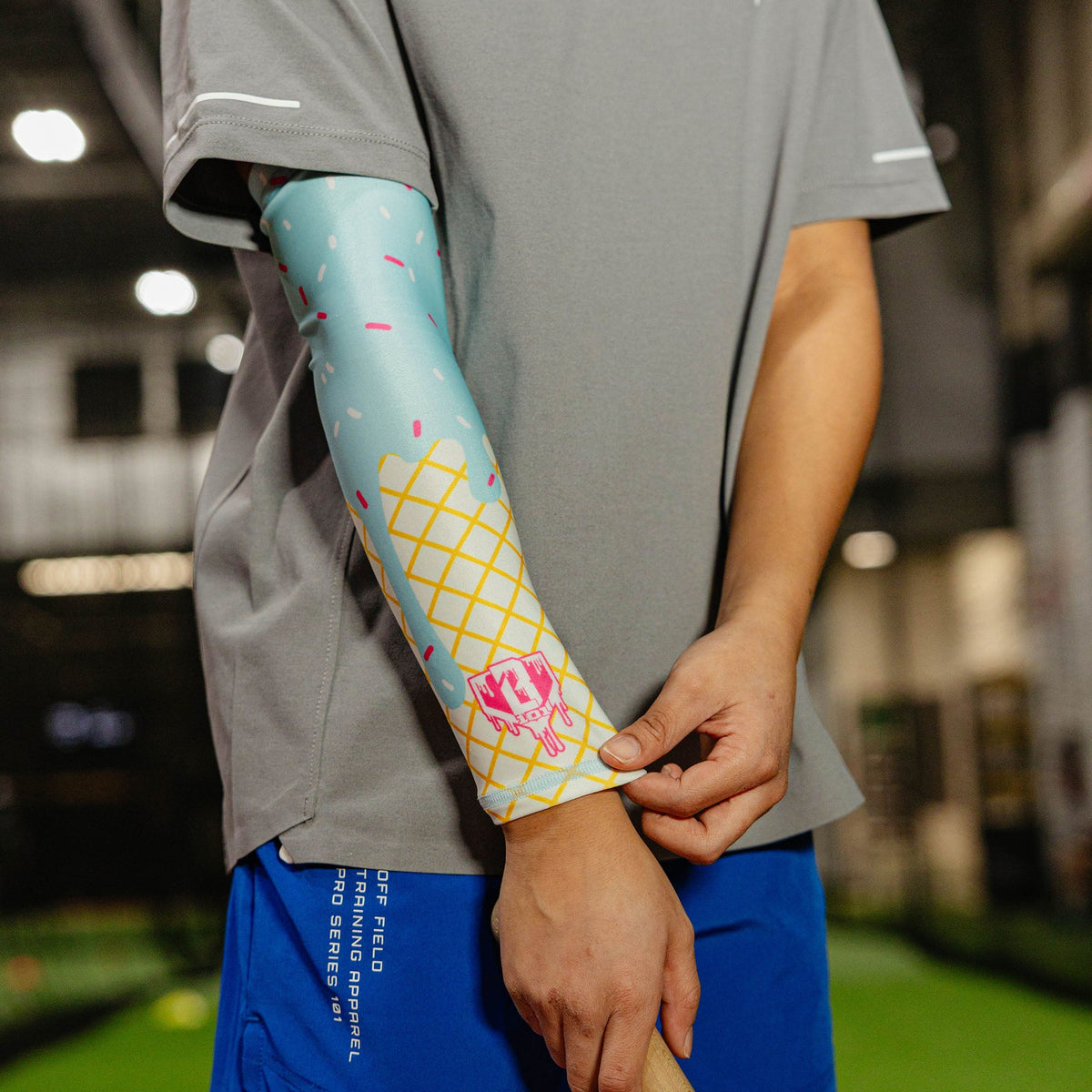 Ice Cream Youth Arm Sleeve - Cotton Candy