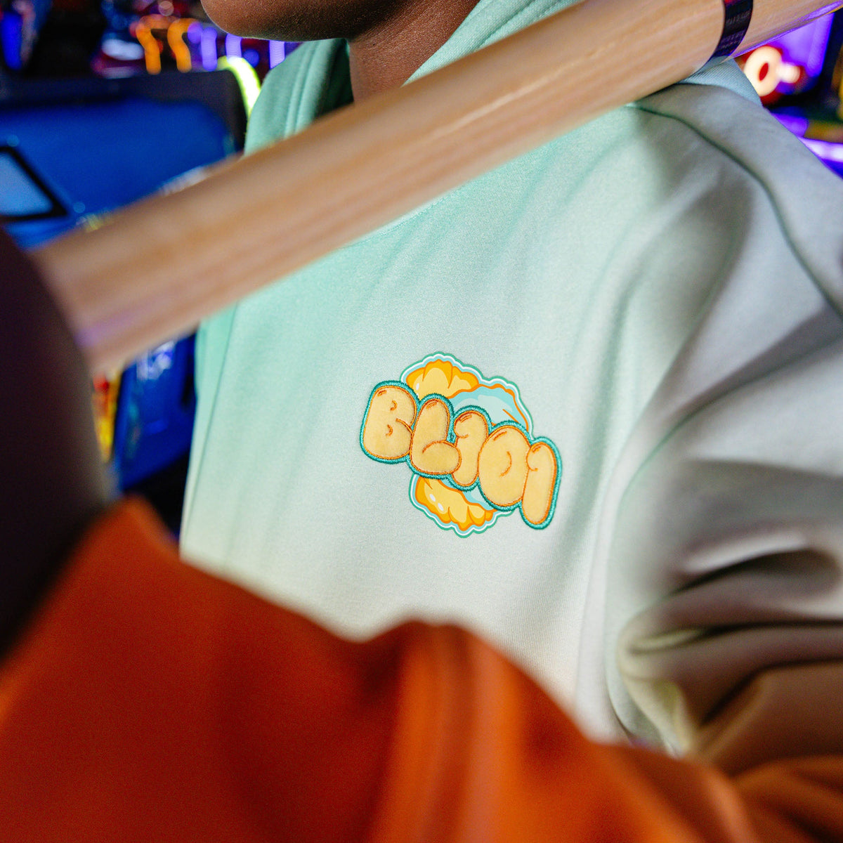 Cotton Candy Youth Hoodie - Tangerine Freeze
