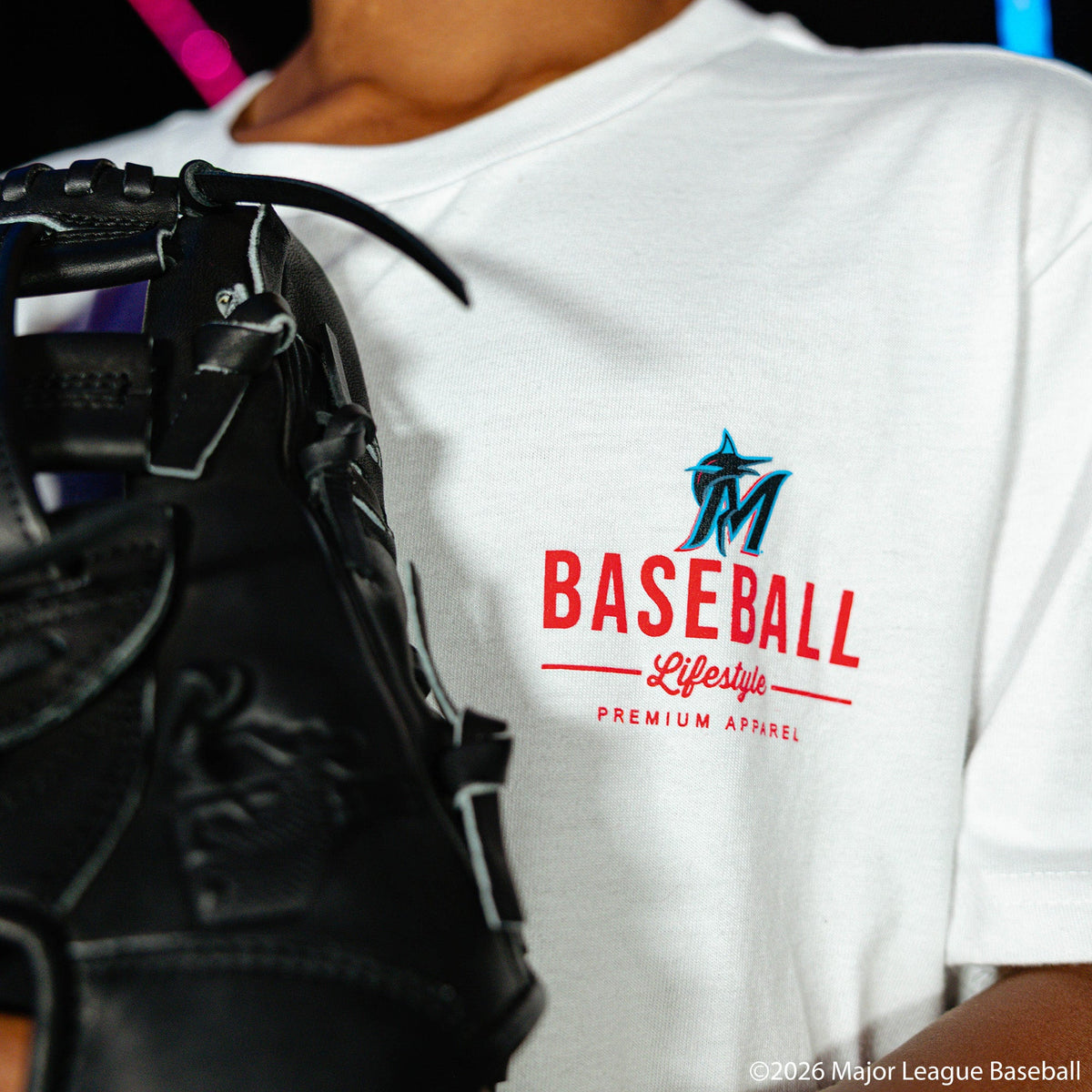 Miami Marlins Ice Cream Cap Youth Tee