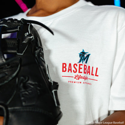 Miami Marlins Ice Cream Cap Youth Tee