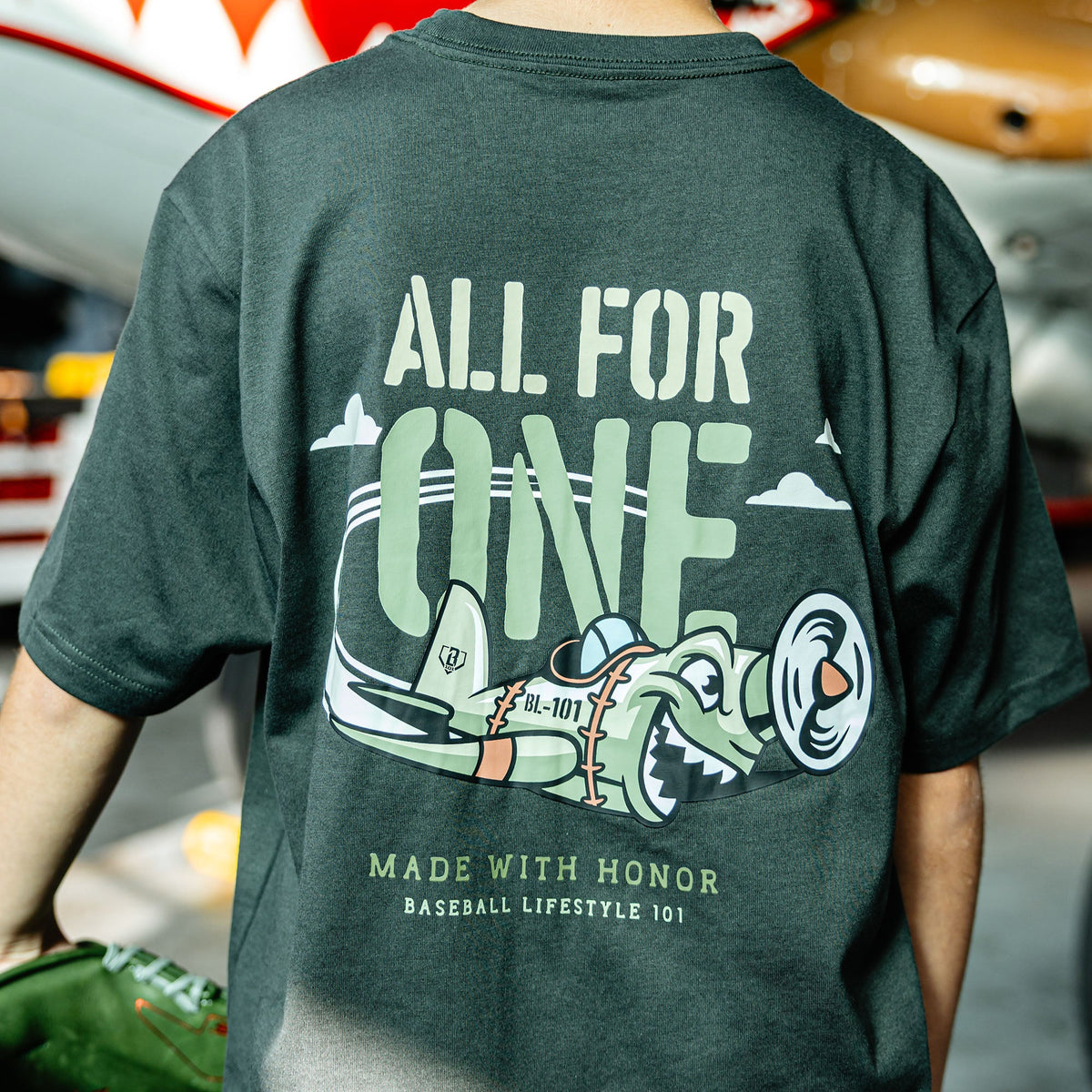 All for One Youth Tee - Heavy Metal