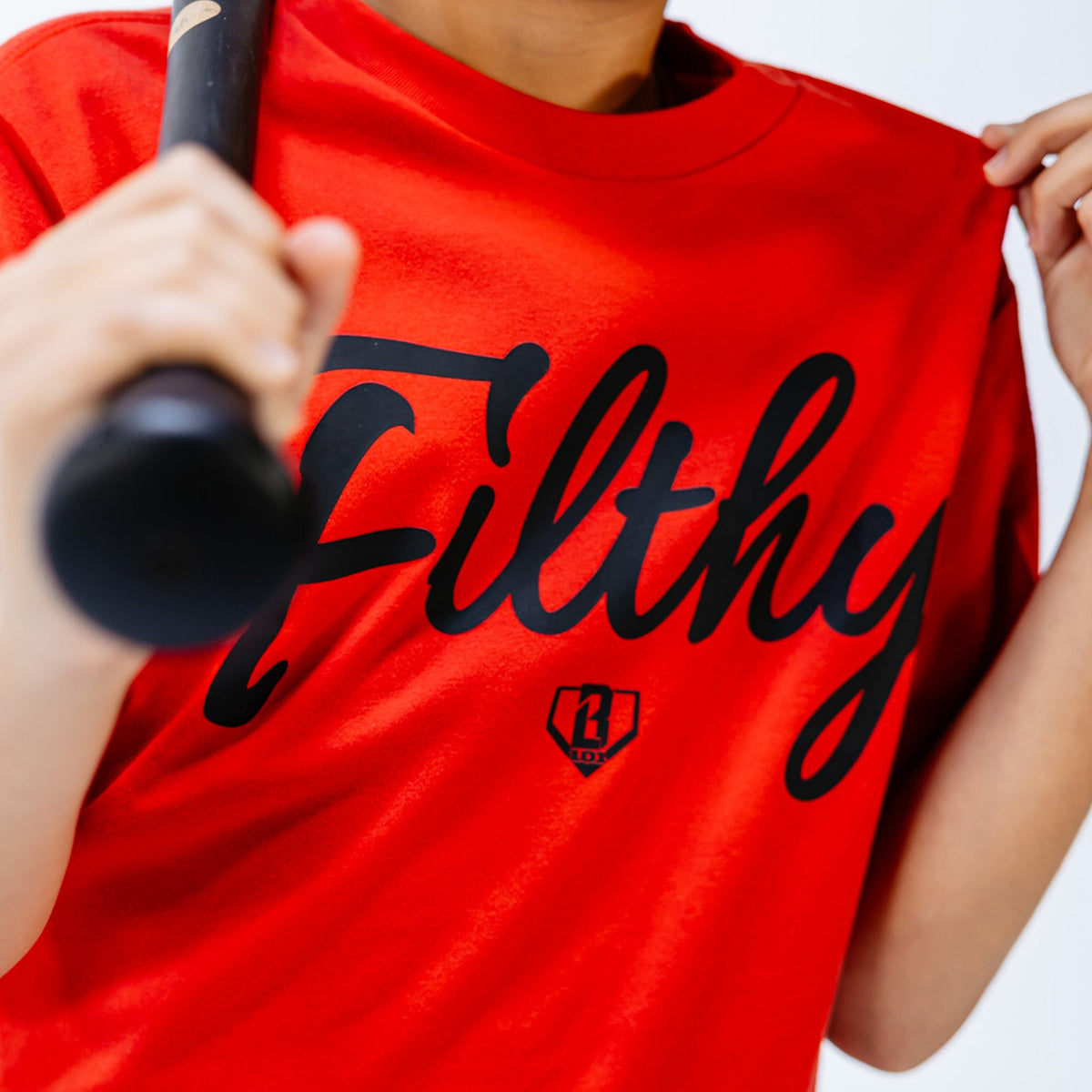 Filthy Youth Tee - BL Red/BL Black