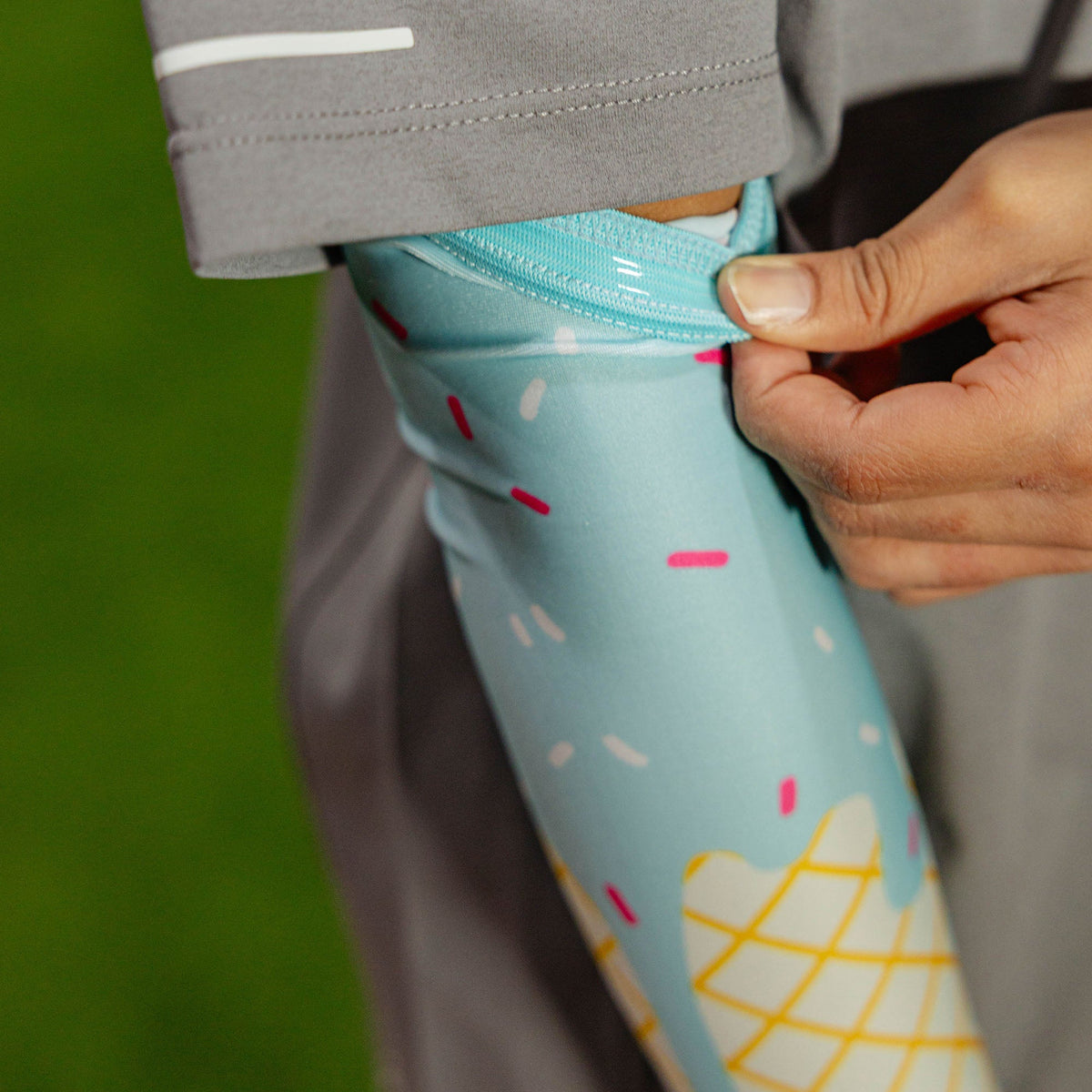 Ice Cream Youth Arm Sleeve - Cotton Candy
