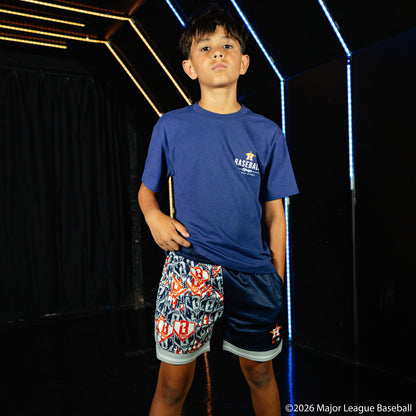 Houston Astros Sticker Youth Court Shorts