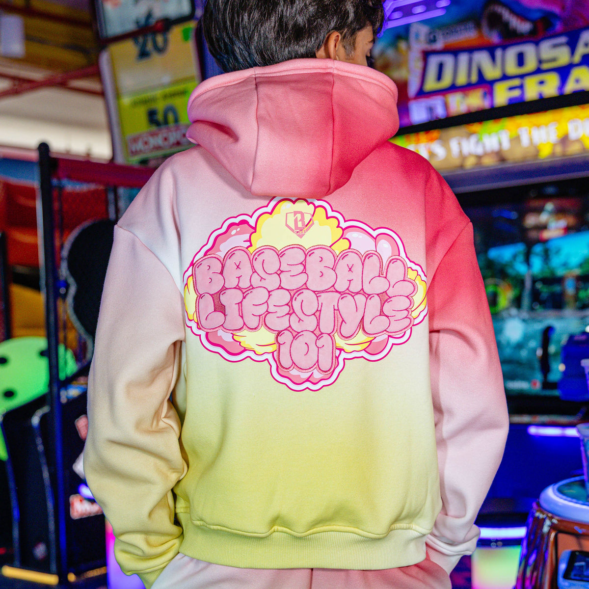 Cotton Candy Youth Hoodie - Pink Lemonade