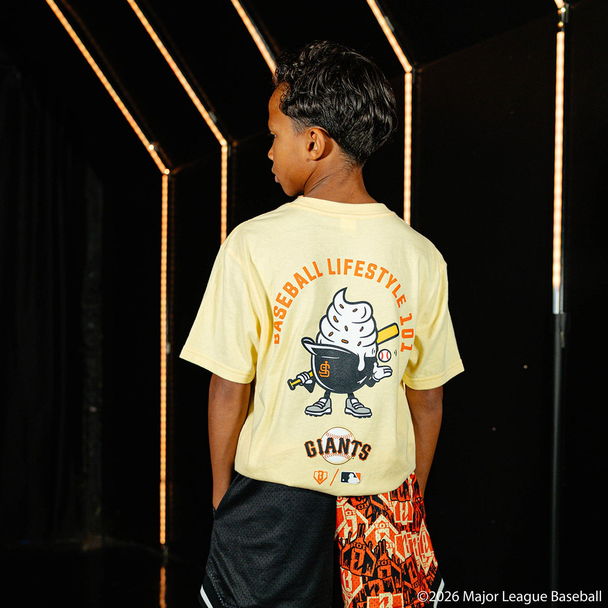 San Francisco Giants Ice Cream Cap Youth Tee