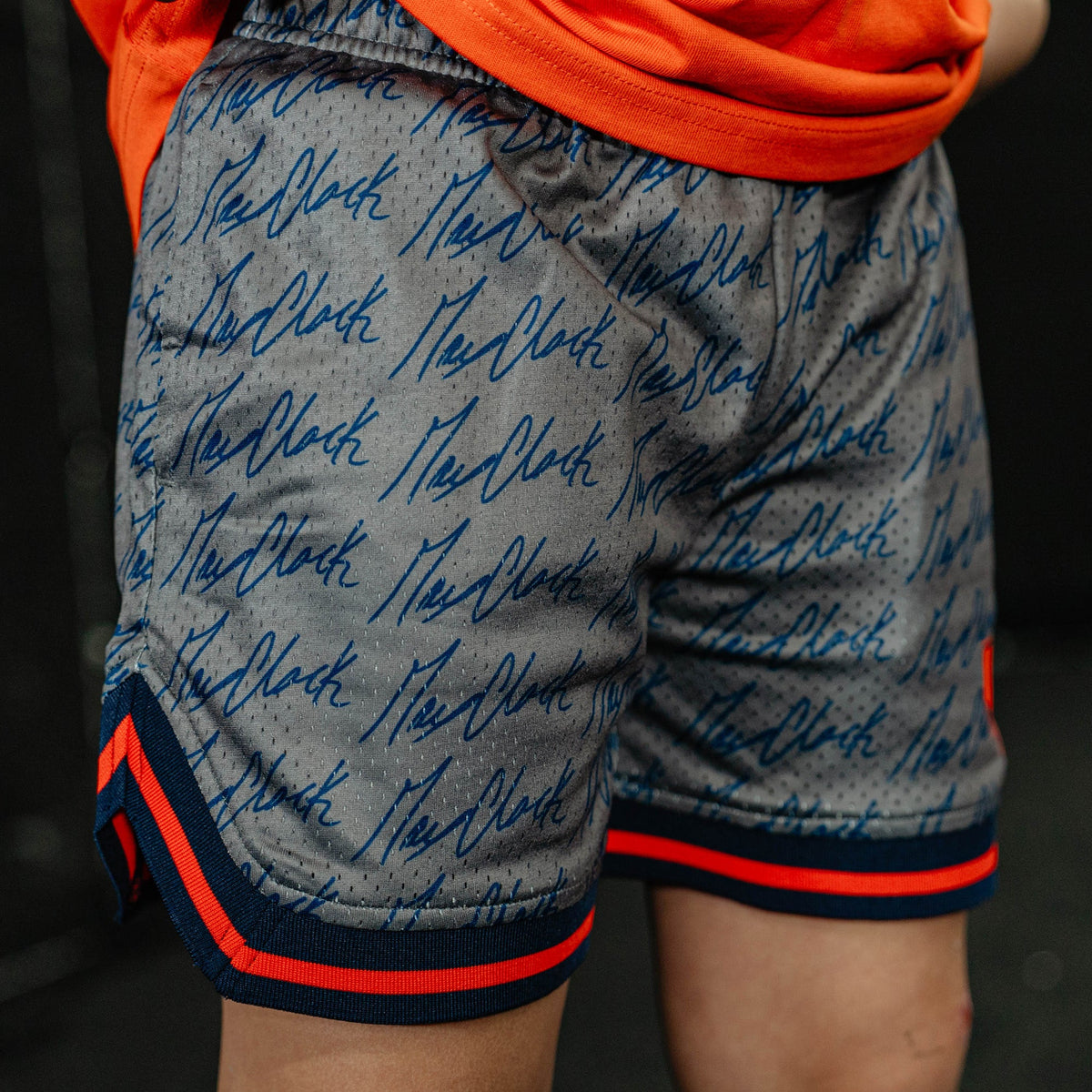 Max Clark Signature Youth Court Shorts - Gray