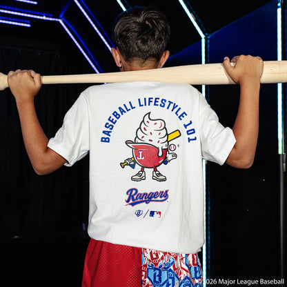 Texas Rangers Ice Cream Cap Youth Tee