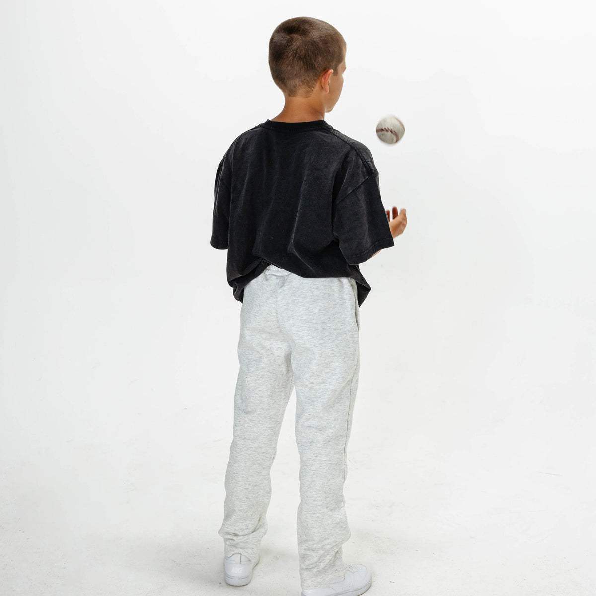 Baseline Straight Leg Youth Sweatpants - Heather Gray