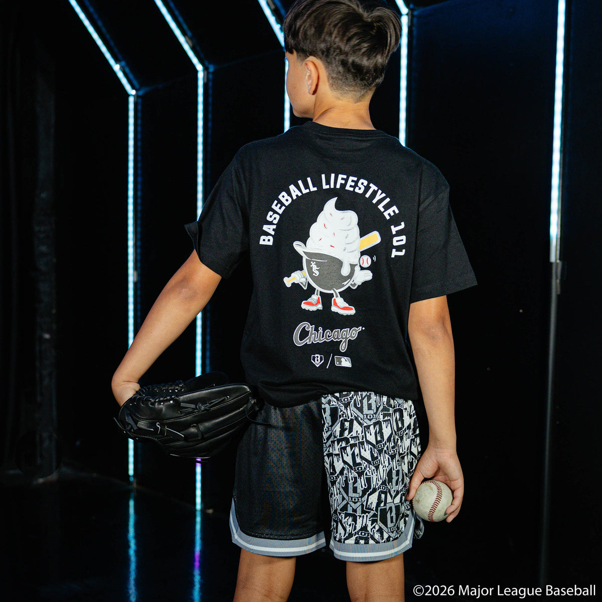 Chicago White Sox Sticker Youth Court Shorts