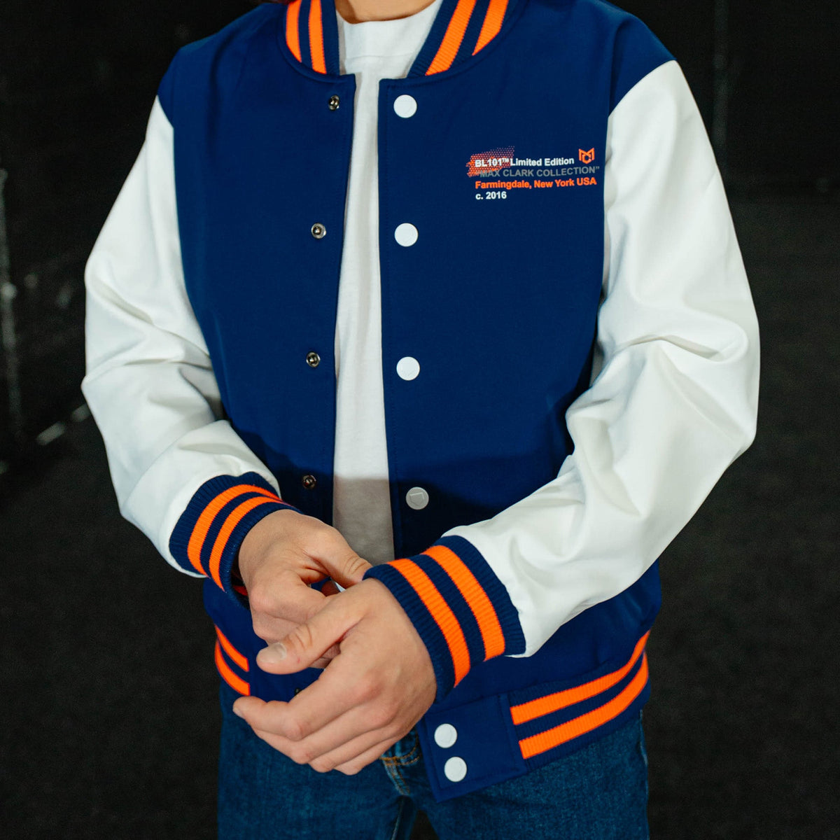 Max Clark Youth Bomber - Navy