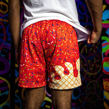 Ice Cream Shorts - Cherry