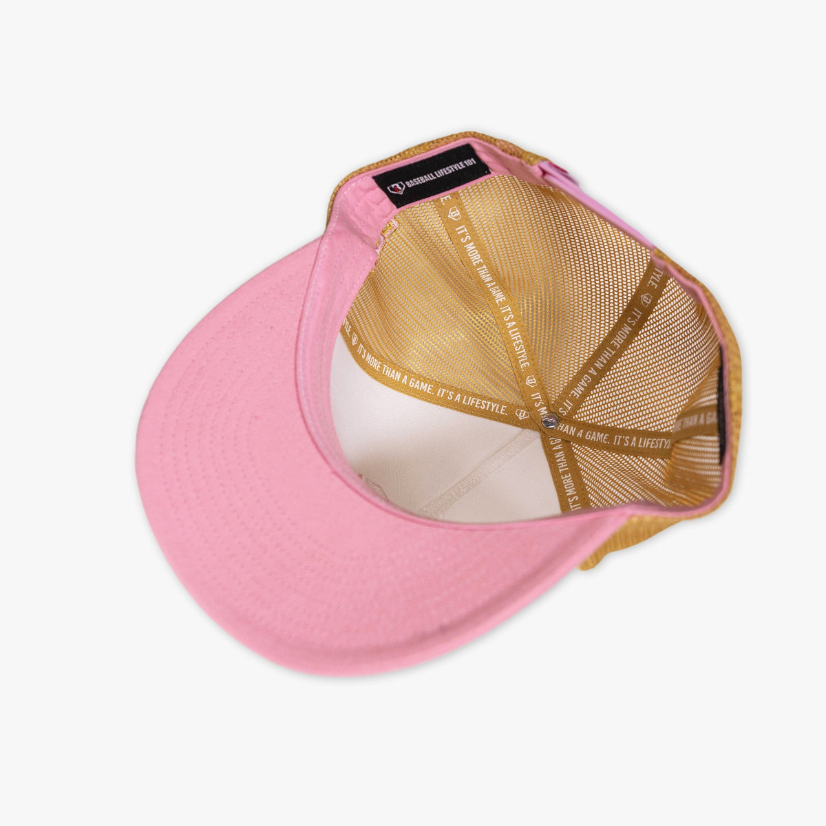 Drip Mesh Off Field Snapback - White/Pink