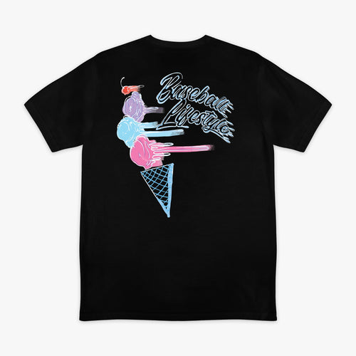 Fastball Scoops Tee - Black