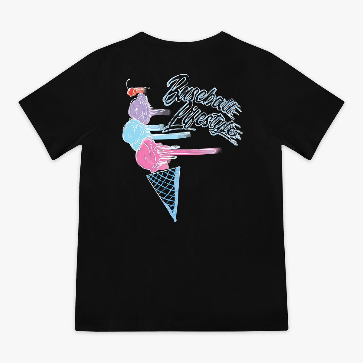 Fastball Scoops Youth Tee - Black