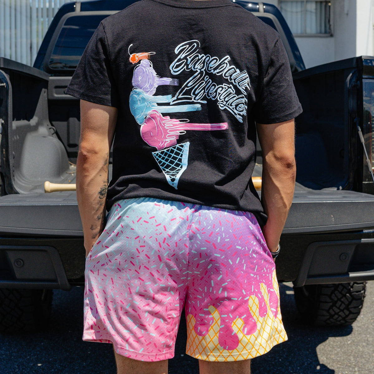 Ice Cream Shorts - Frosted