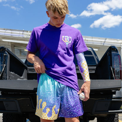 Ice Cream Shorts - Galaxy Grape