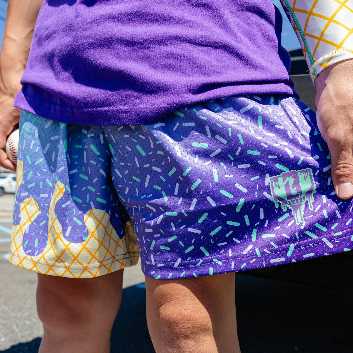 Ice Cream Shorts - Galaxy Grape