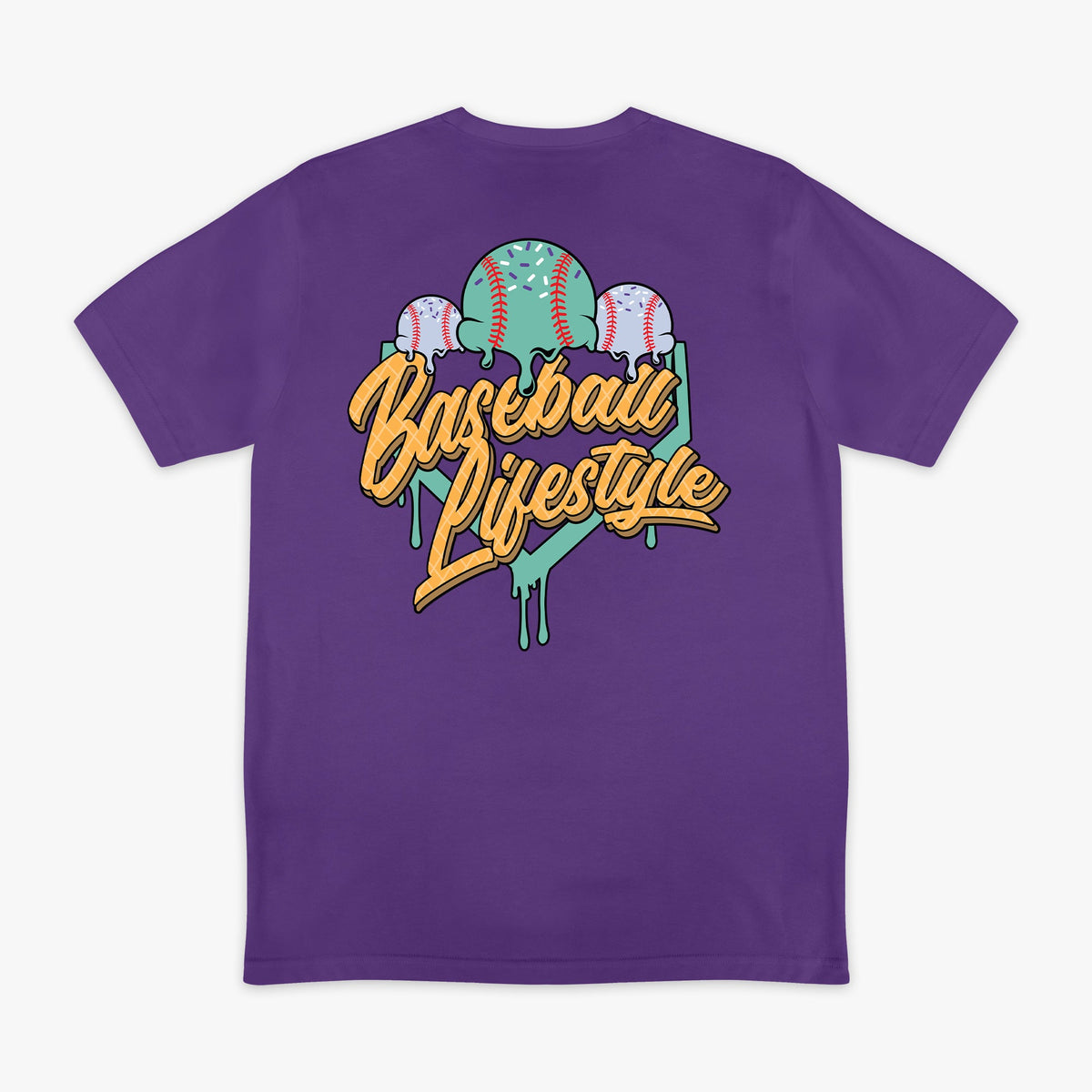 Ice Cream Tee - Galaxy Grape