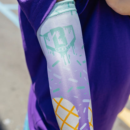 Ice Cream Youth Arm Sleeve - Galaxy Grape