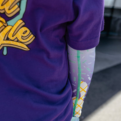 Ice Cream Youth Arm Sleeve - Galaxy Grape