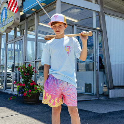 Ice Cream Youth Shorts - Frosted