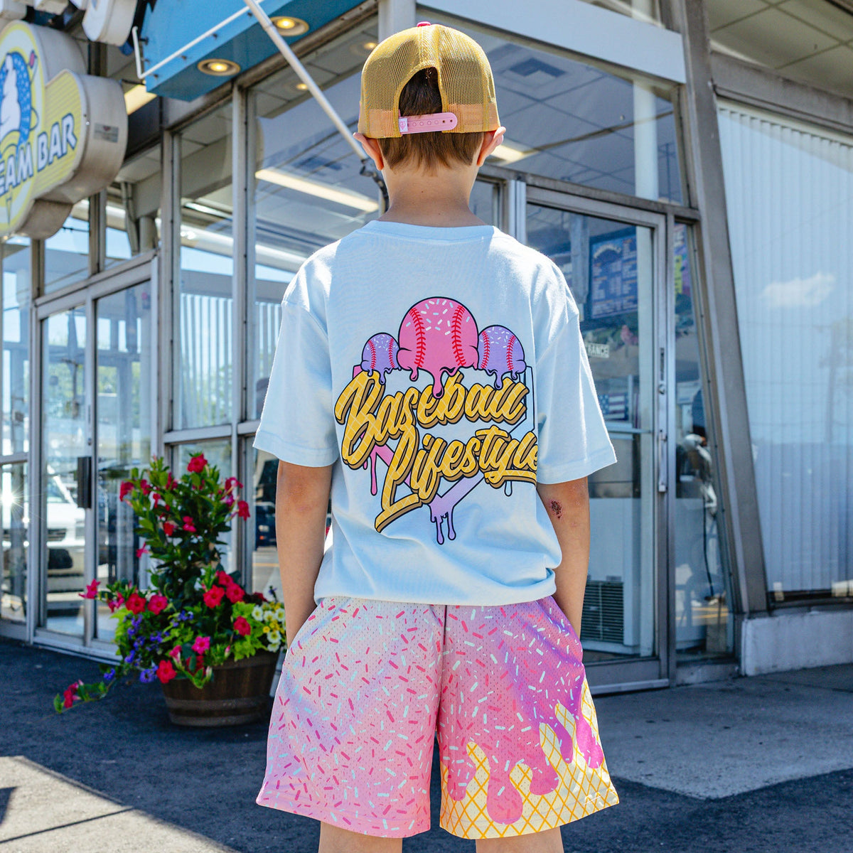 Ice Cream Youth Shorts - Frosted
