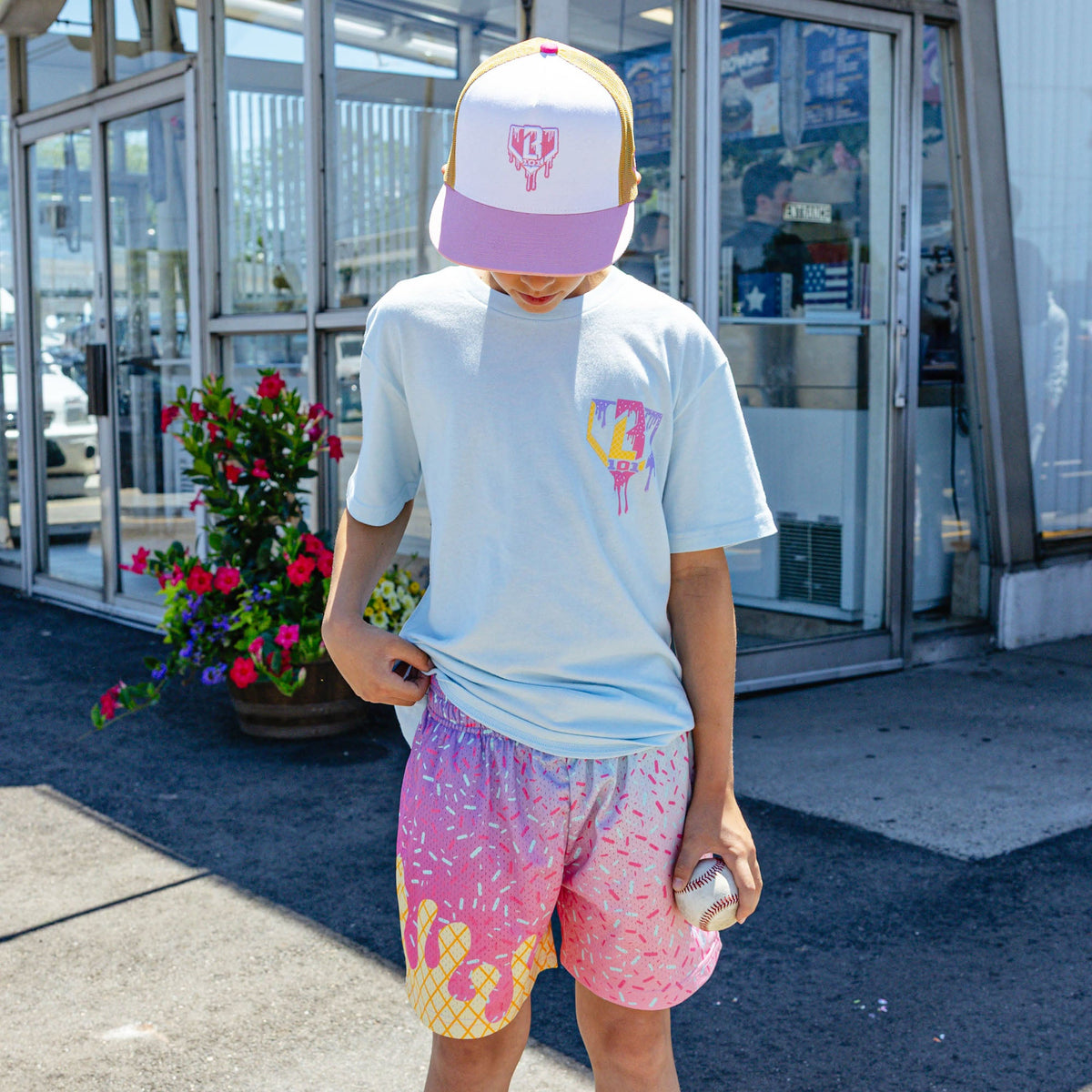 Ice Cream Youth Shorts - Frosted