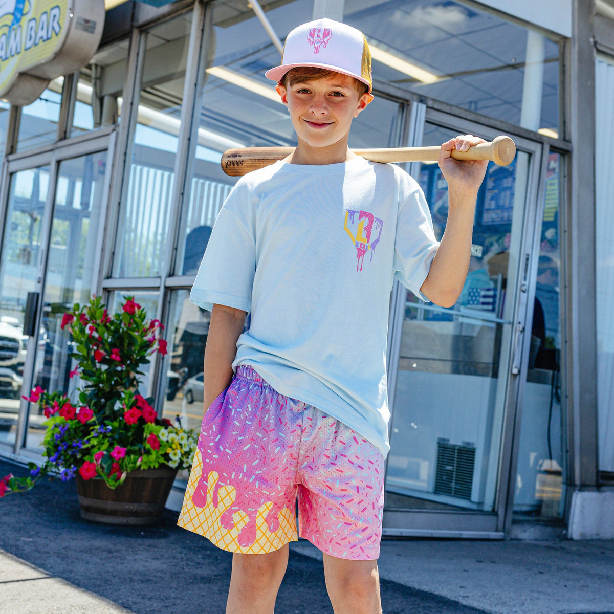 Ice Cream Youth Tee - Frosted