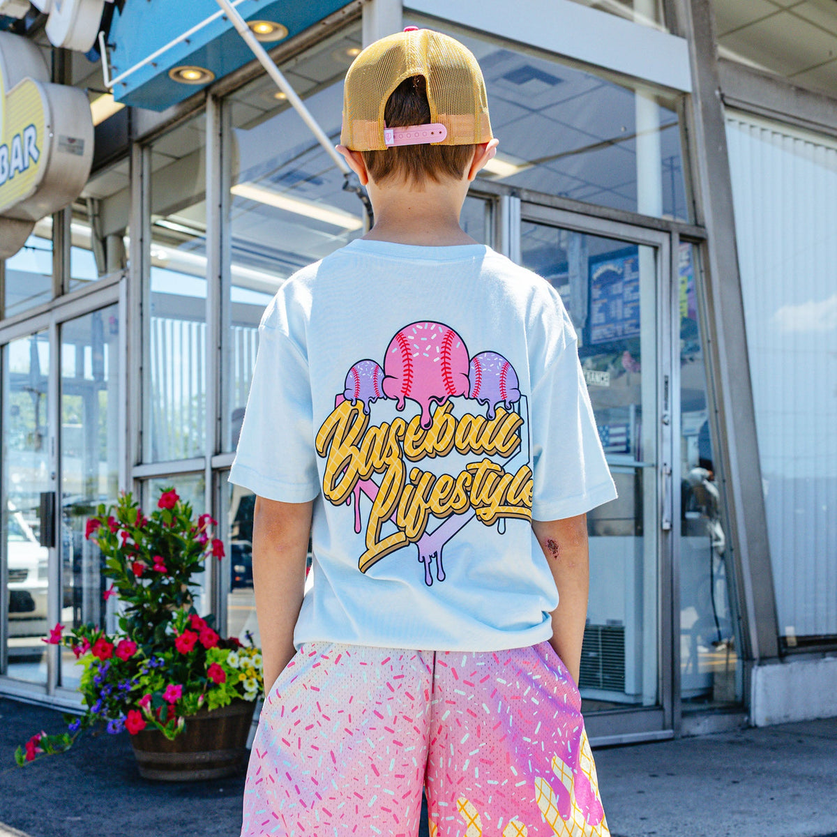 Ice Cream Youth Tee - Frosted