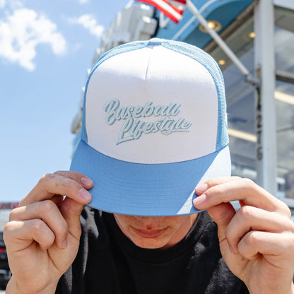 Signature Off Field Snapback - White/Blue